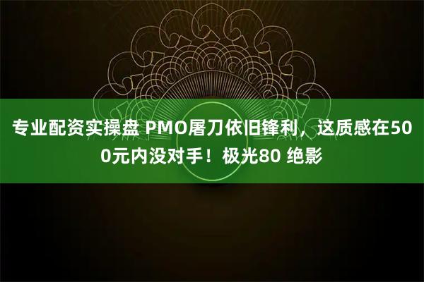 专业配资实操盘 PMO屠刀依旧锋利，这质感在500元内没对手！极光80 绝影